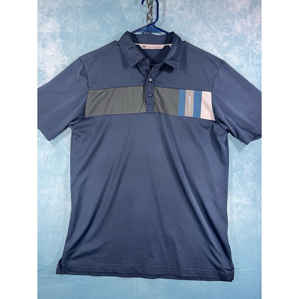Y2K VTG Travis Matthew polo medium Golf Preformance Pro Shirt
